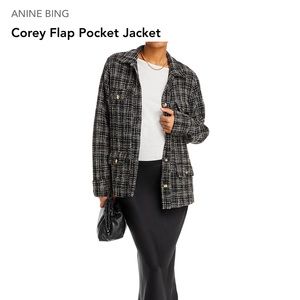 Anine bing flap jacket